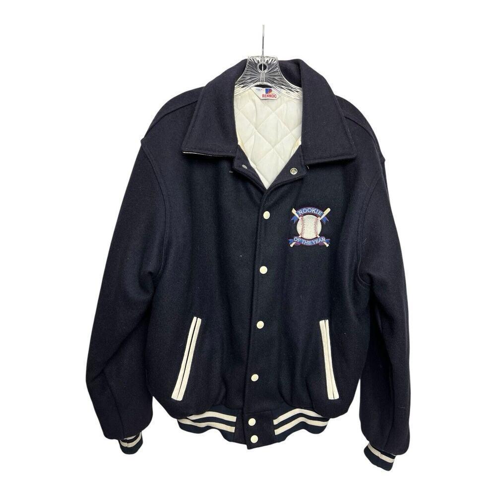 Vtg Rookie Of The Year Movie Promo Varsity Jacket Xlarge Daniel Stern Autograph
